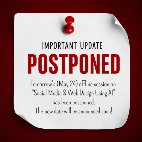 announcement poster